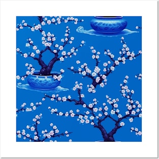 Blue Bonsai Posters and Art